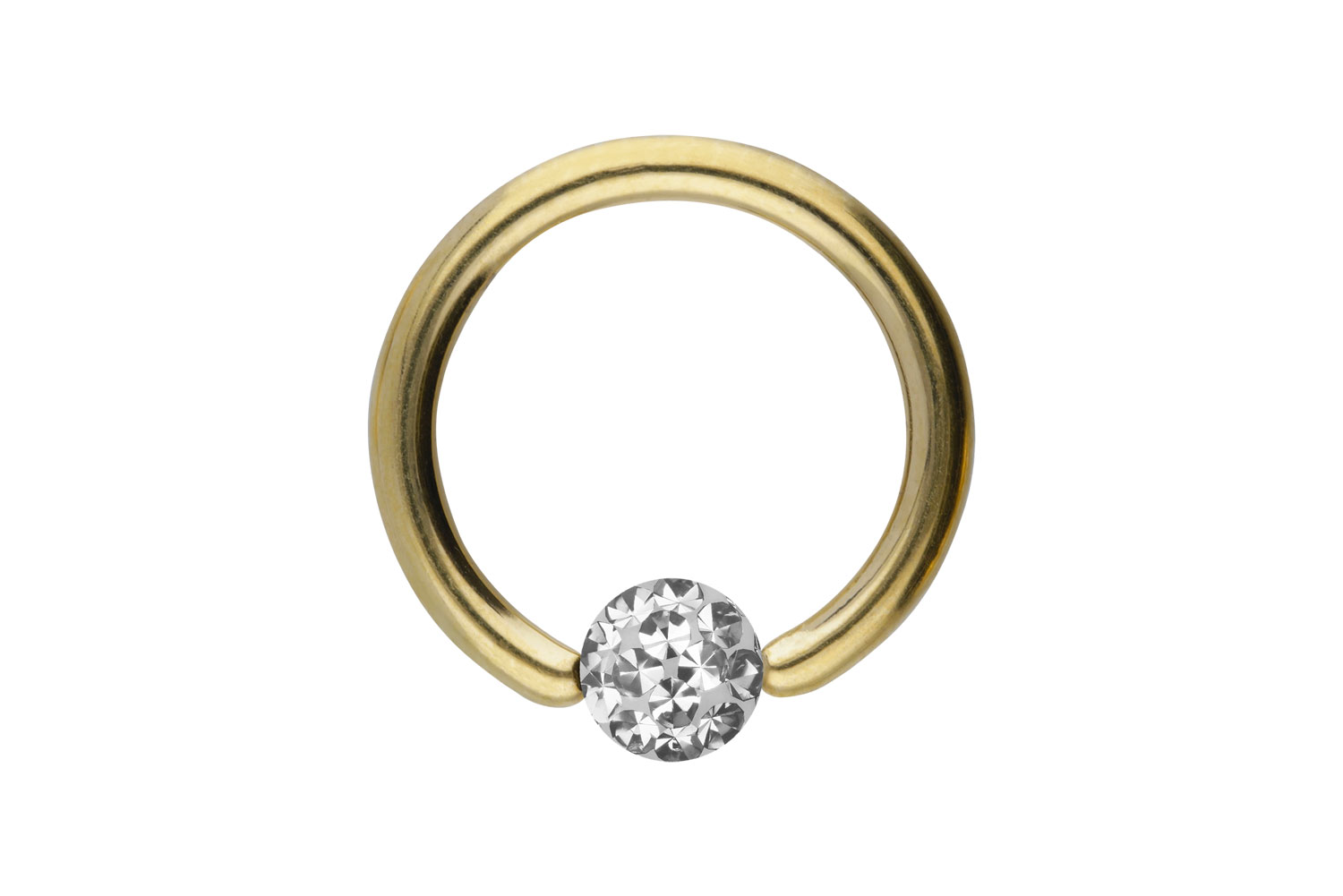 Titan Klemmkugelring Piercing EPOXY-KUGEL